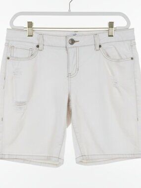 Cabi 5127 Boyfriend Shorts Cream Size 10